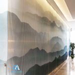 fluted glass wall cladding