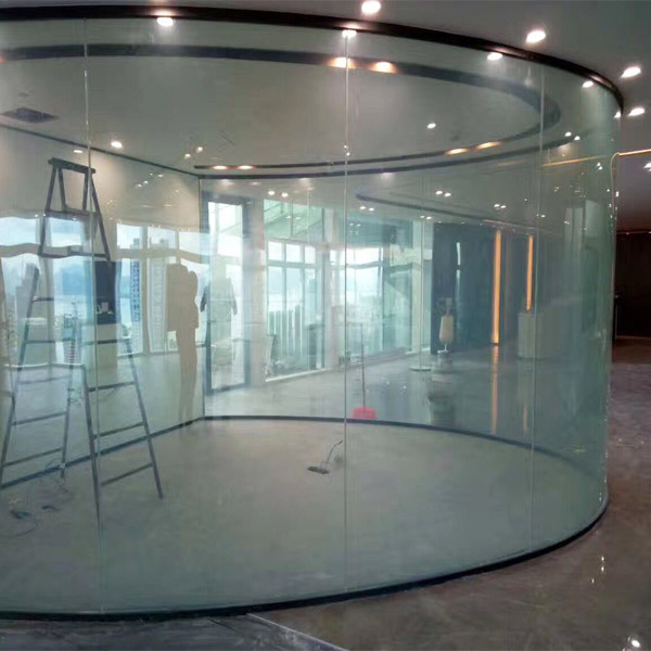 Magic glass partition